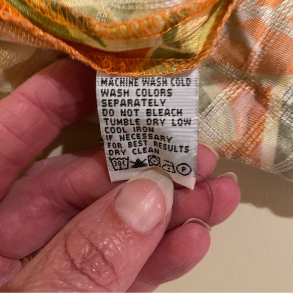 Tommy Bahama Shirt Men’s XL Multi Colored Silk Button Down Leaf Floral Print - Picture 5 of 6